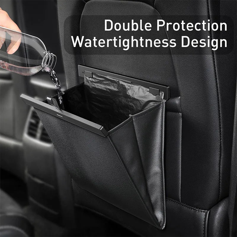 Backseat Magnetic Trash Bin