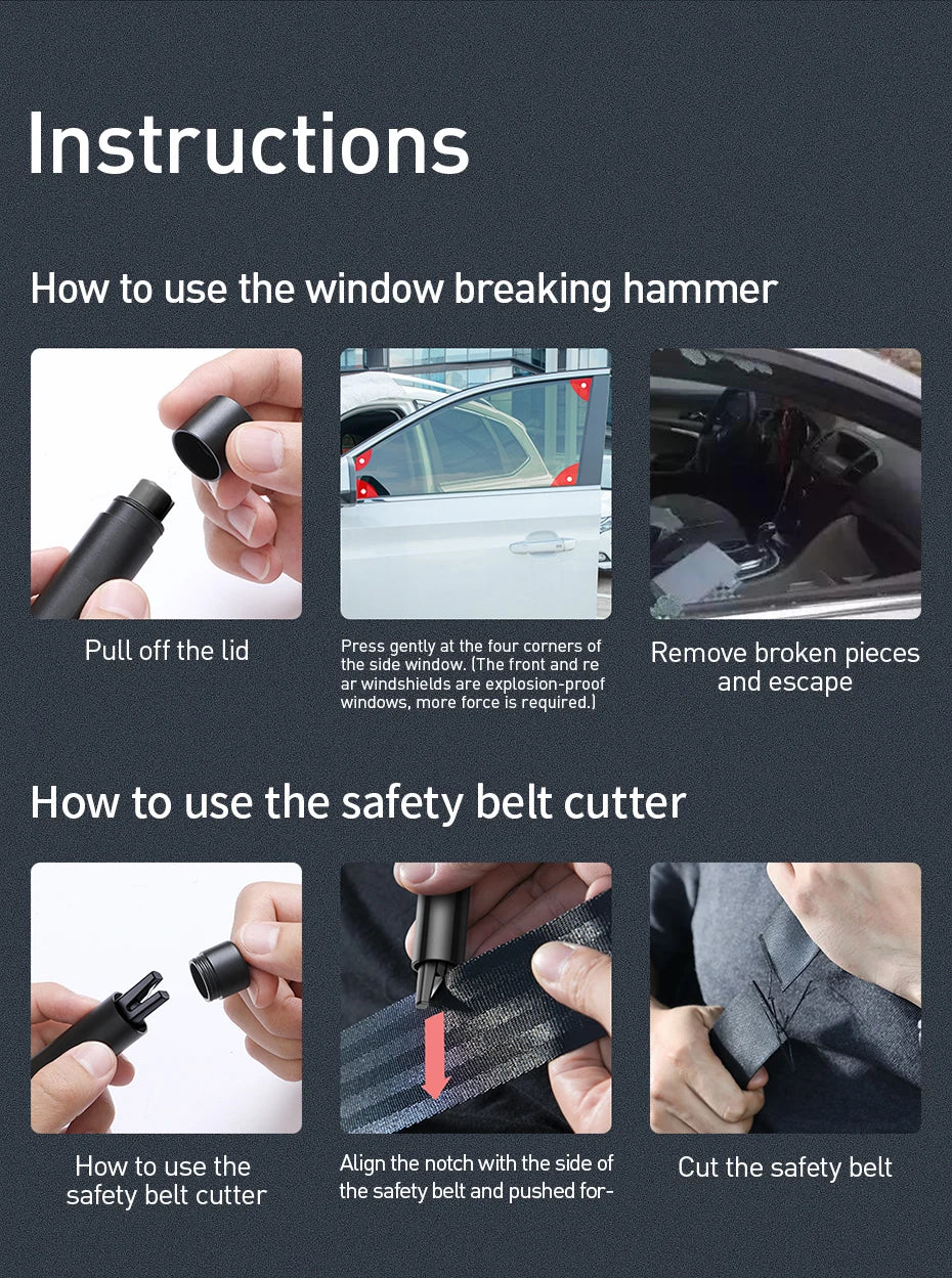 Safety Window Breaker & Belt Cutter