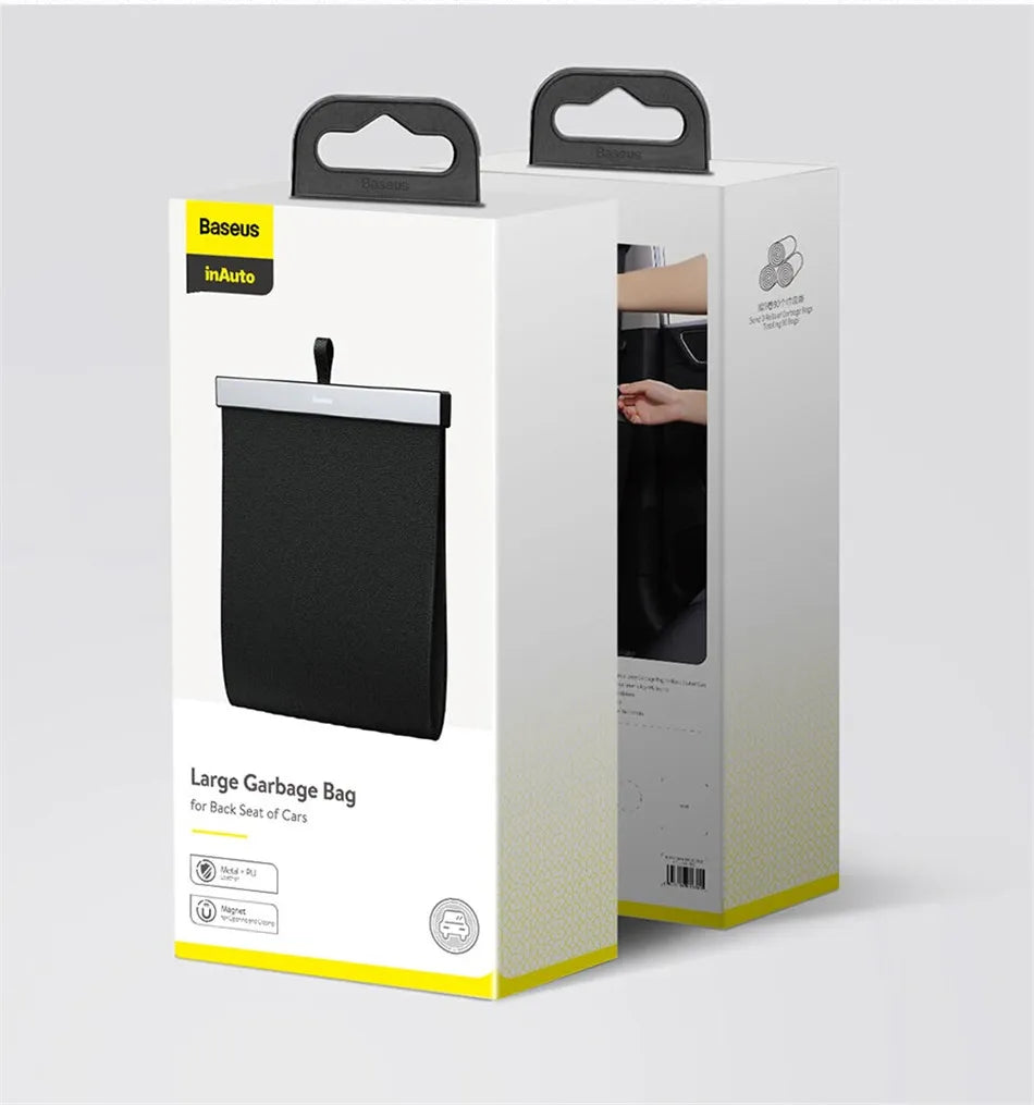 Backseat Magnetic Trash Bin