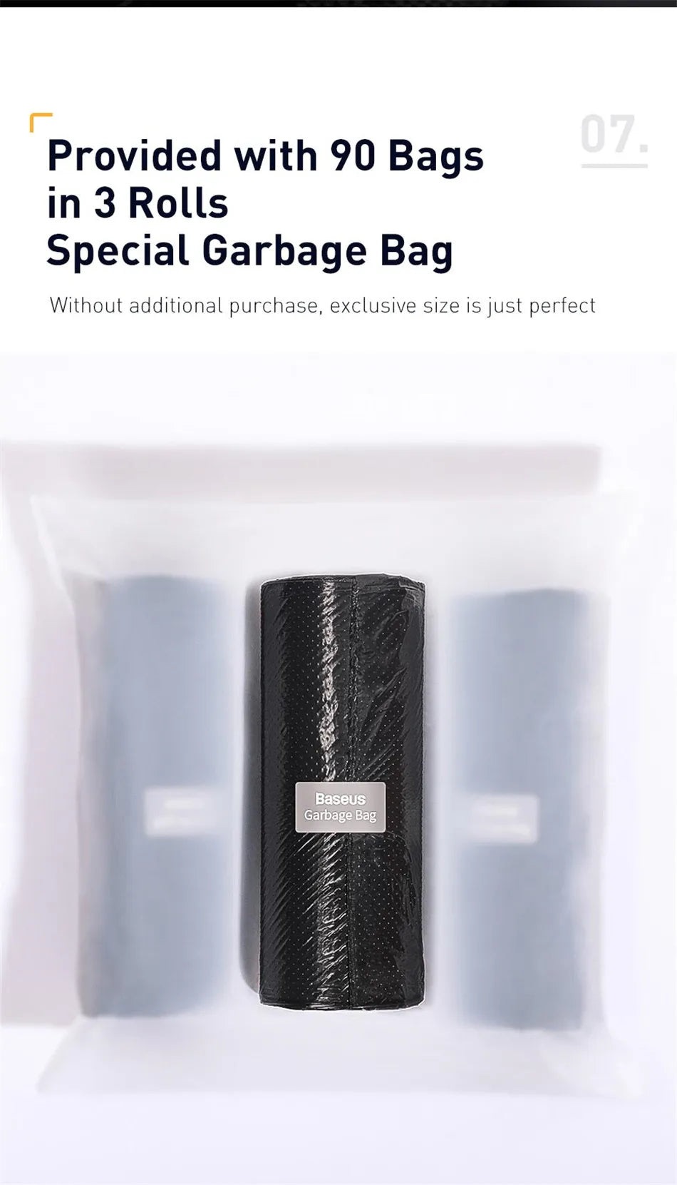 Backseat Magnetic Trash Bin