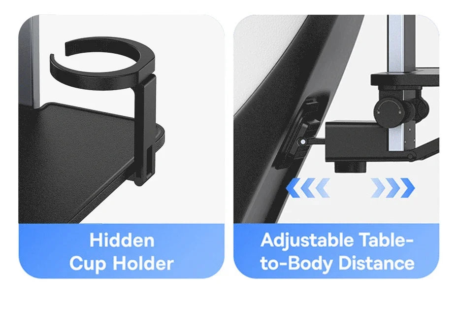 Foldable Backseat Tray For Laptop & Phone