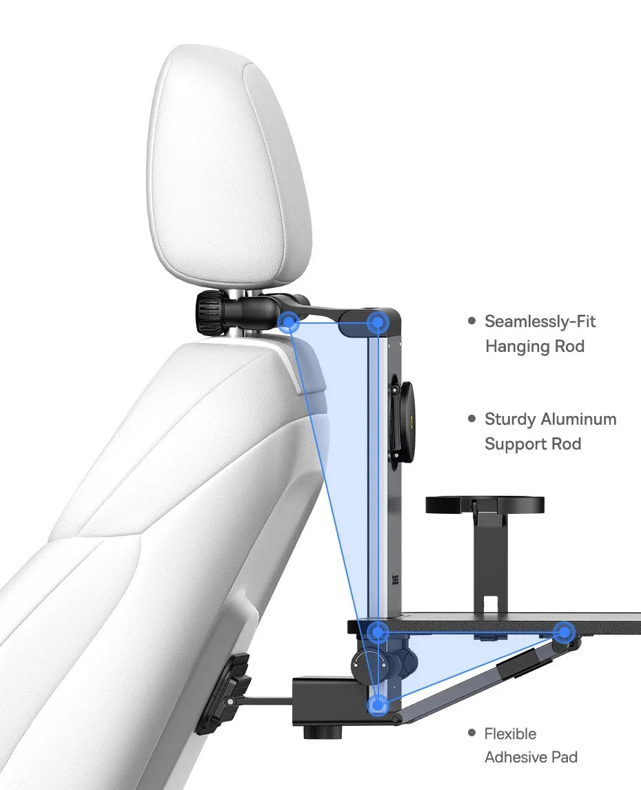 Foldable Backseat Tray For Laptop & Phone