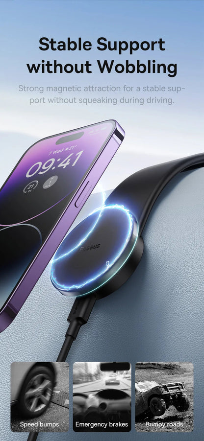 Magnetic Phone Holder W/ Wireless Charging