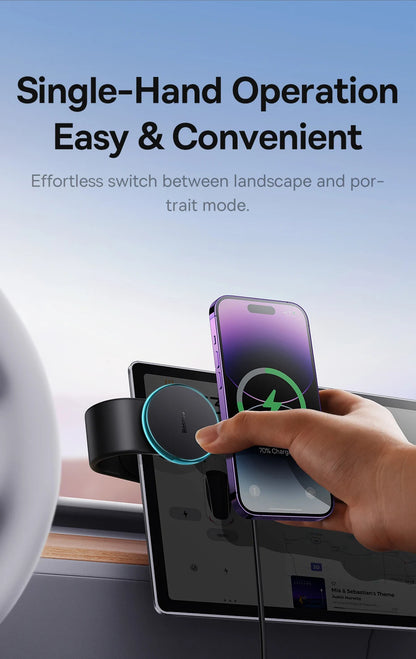 Magnetic Phone Holder W/ Wireless Charging