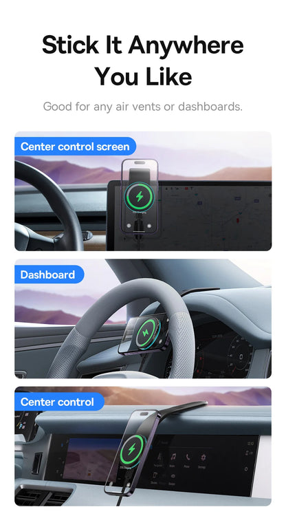 Magnetic Phone Holder W/ Wireless Charging