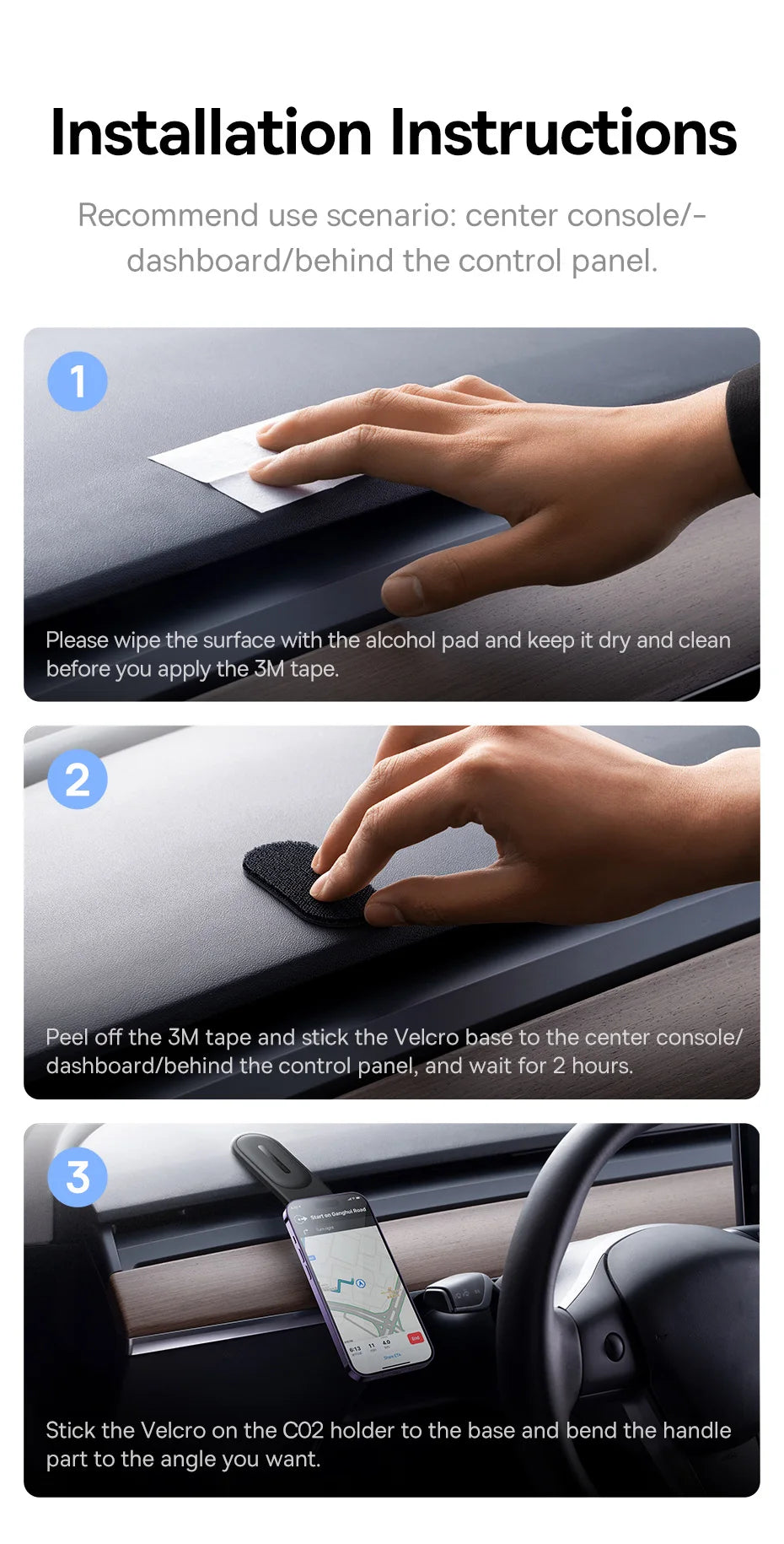 Magnetic Phone Holder W/ Wireless Charging