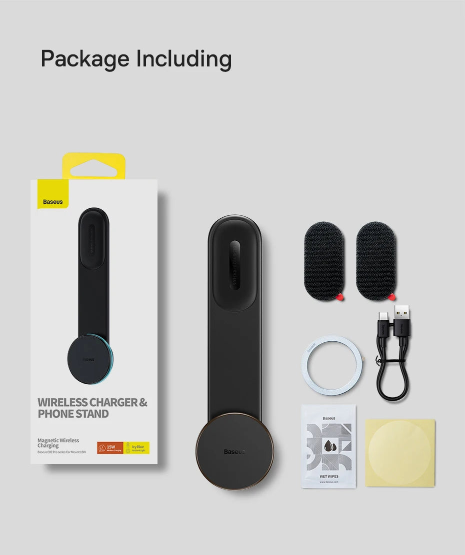 Magnetic Phone Holder W/ Wireless Charging