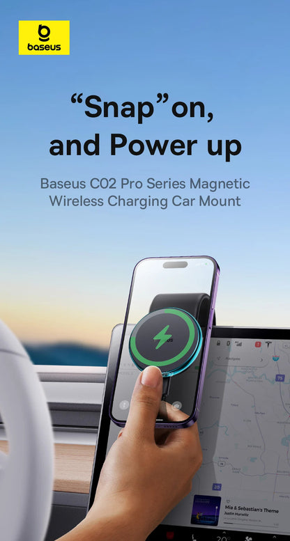 Magnetic Phone Holder W/ Wireless Charging