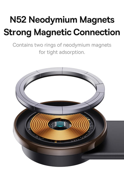 Magnetic Phone Holder W/ Wireless Charging