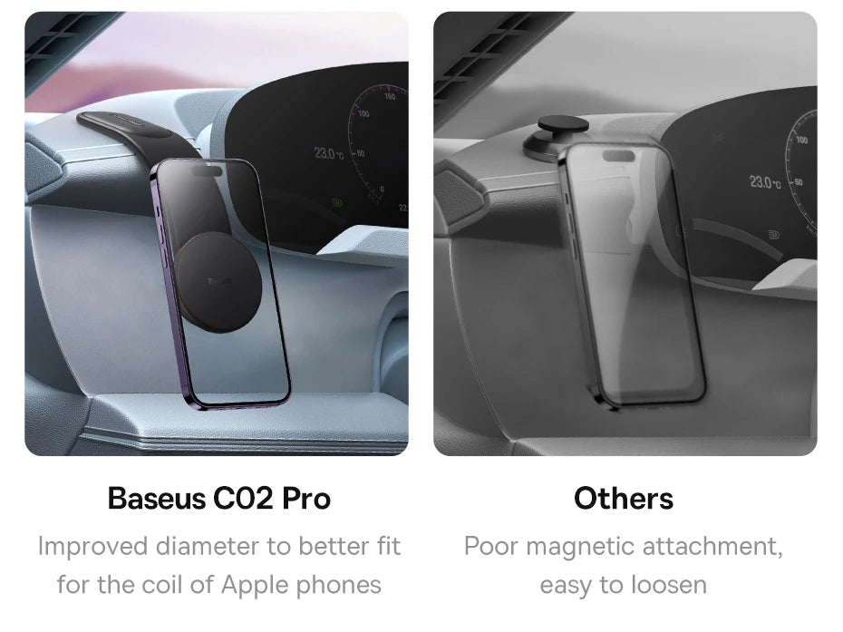 Magnetic Phone Holder W/ Wireless Charging