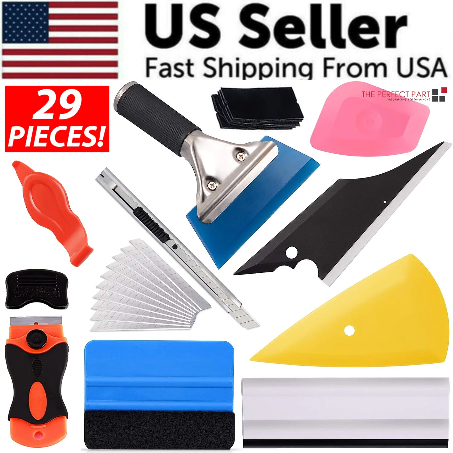 Window Tinting Tools Kit