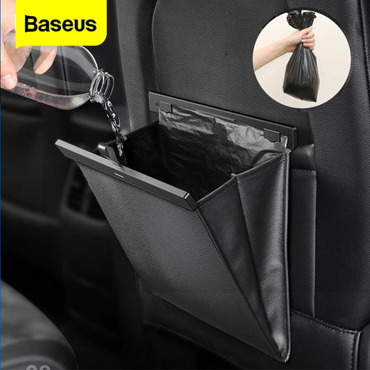 Backseat Magnetic Trash Bin