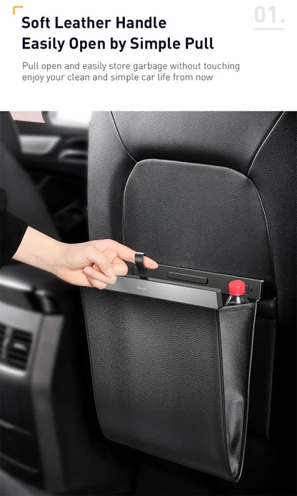 Backseat Magnetic Trash Bin