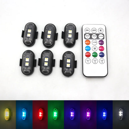 Rechargeable Wireless Multifunctional LED Lights W/ Remote Control