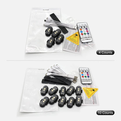 Rechargeable Wireless Multifunctional LED Lights W/ Remote Control