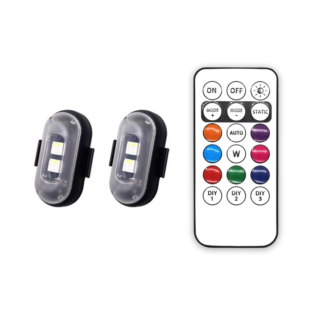 Rechargeable Wireless Multifunctional LED Lights W/ Remote Control