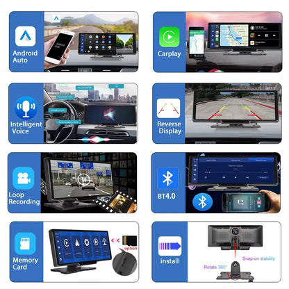 Wireless CarPlay & Android Auto 10.2" Display