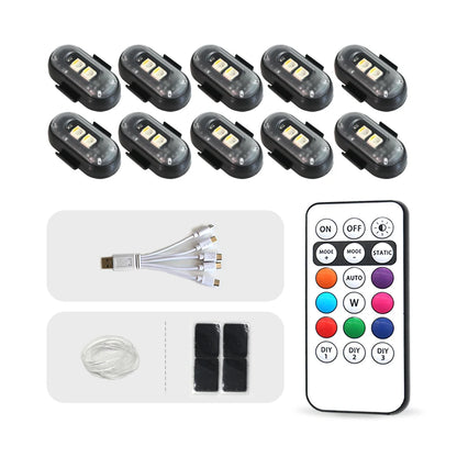 Rechargeable Wireless Multifunctional LED Lights W/ Remote Control