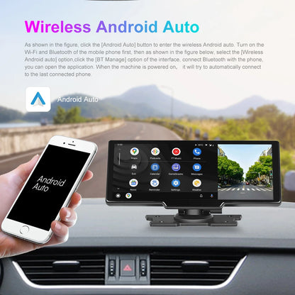 Wireless CarPlay & Android Auto 10.2" Display