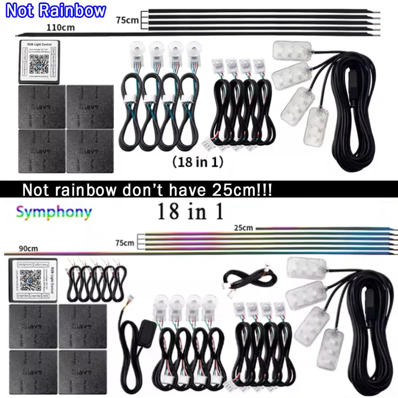 Phantom LED Strips & Lamps For A Colourful Atmosphere W/ RGB Symphony & Mobile App Control