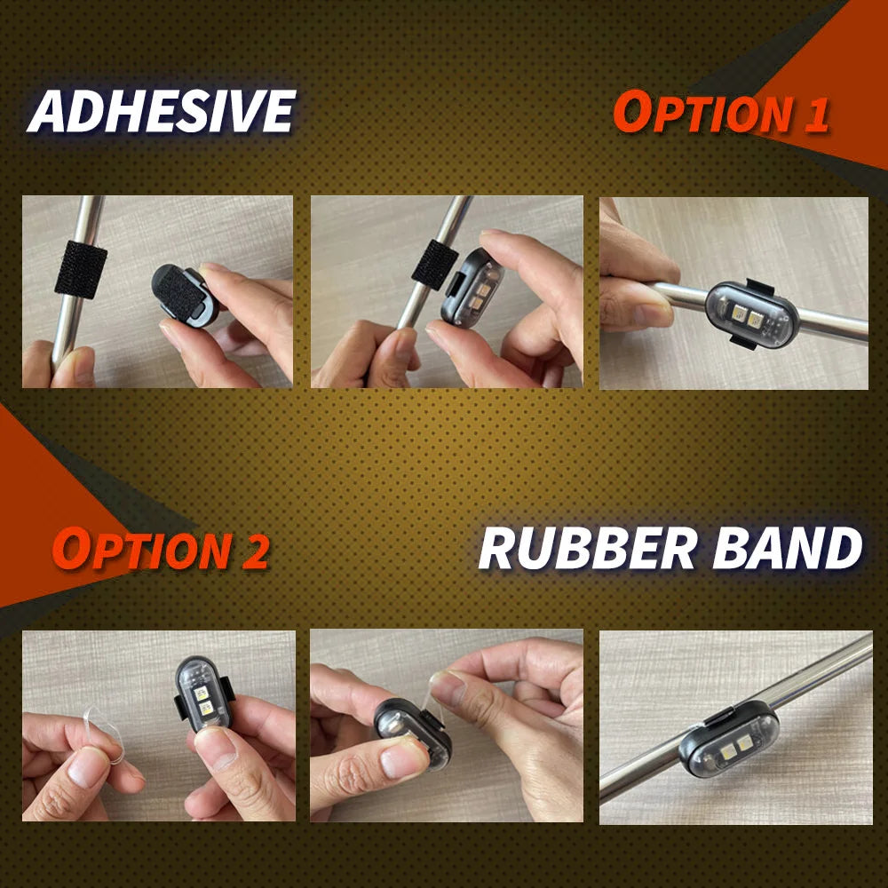 Rechargeable Wireless Multifunctional LED Lights W/ Remote Control